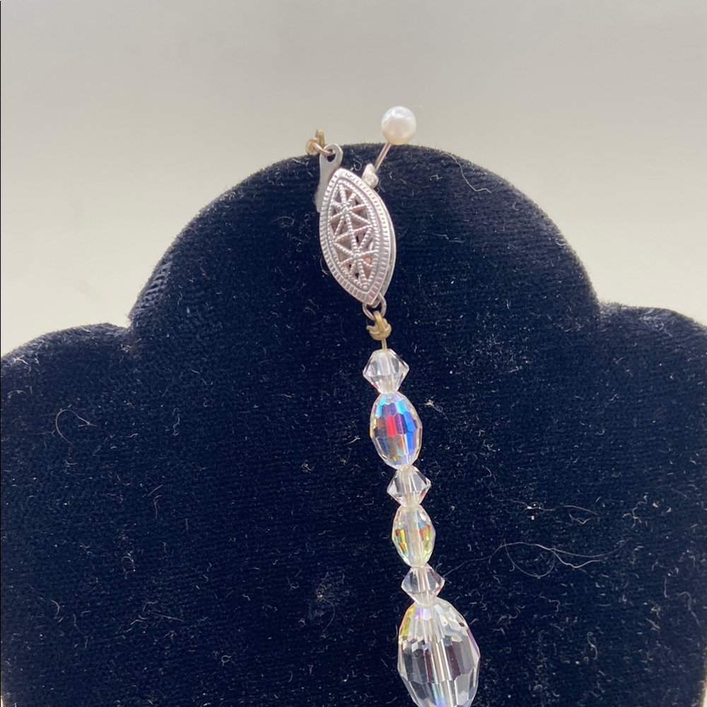 Antique Czech Crystal Necklace - image 2